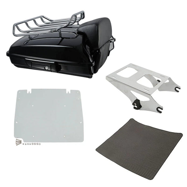 Razor Trunk Backrest Mount Plate Fit For Harley Touring Road King Glide 2014-26