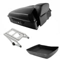 Chopped Trunk Backrest Mounting Rack Fit For Harley Touring Road King 2014-2026