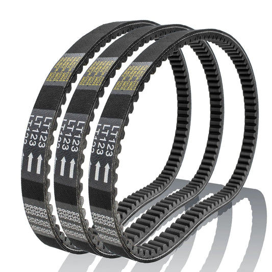 3 Pack 835 20 30 Drive Clutch Belt Cvt 150cc 125cc GY6150 Scooter 157QMI 157QMJ
