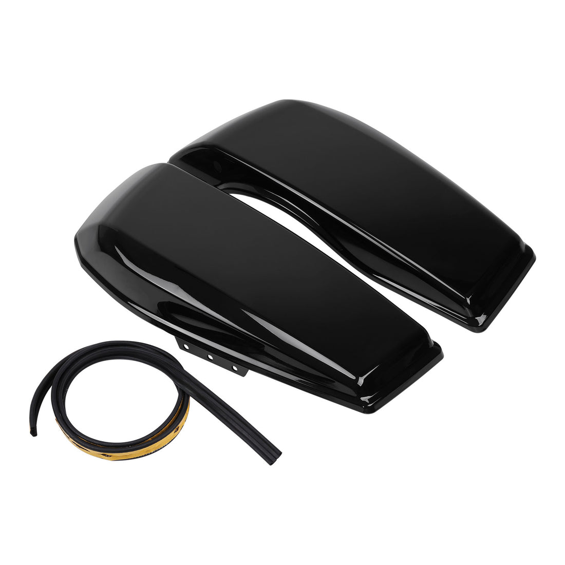 Vivid Black Saddlebag Lids Fit For Harley Cvo Road Street Glide Fltrxse 2023-25