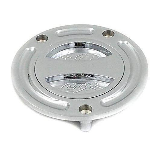 Fit for Honda CBR600 F2 F3 F4 F4i 1991-2006 RC51 Silver Keyless Fuel Tank Caps