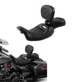 Low-Profile Seat with Rider Backrest Fit For Harley Touring 2009-2023