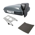 Razor Trunk Backrest Mount Fit For Harley Cvo Street Glide 2014-26 Gunship Gray