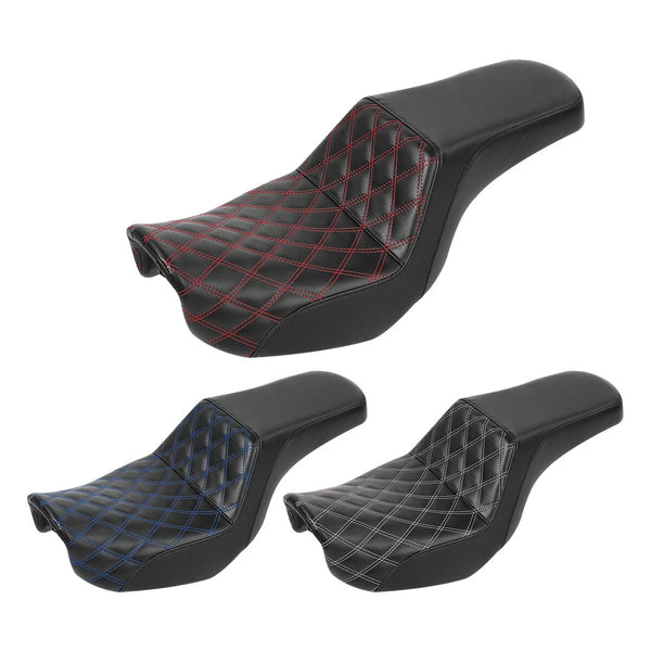 Rider Driver & Passenger Seat Fit For Harley Dyna Super Glide Custom 2006-2017