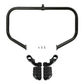 Black Highway Engine Guard Bar Footpeg Pegs Fit For Harley Street Glide 2009-24