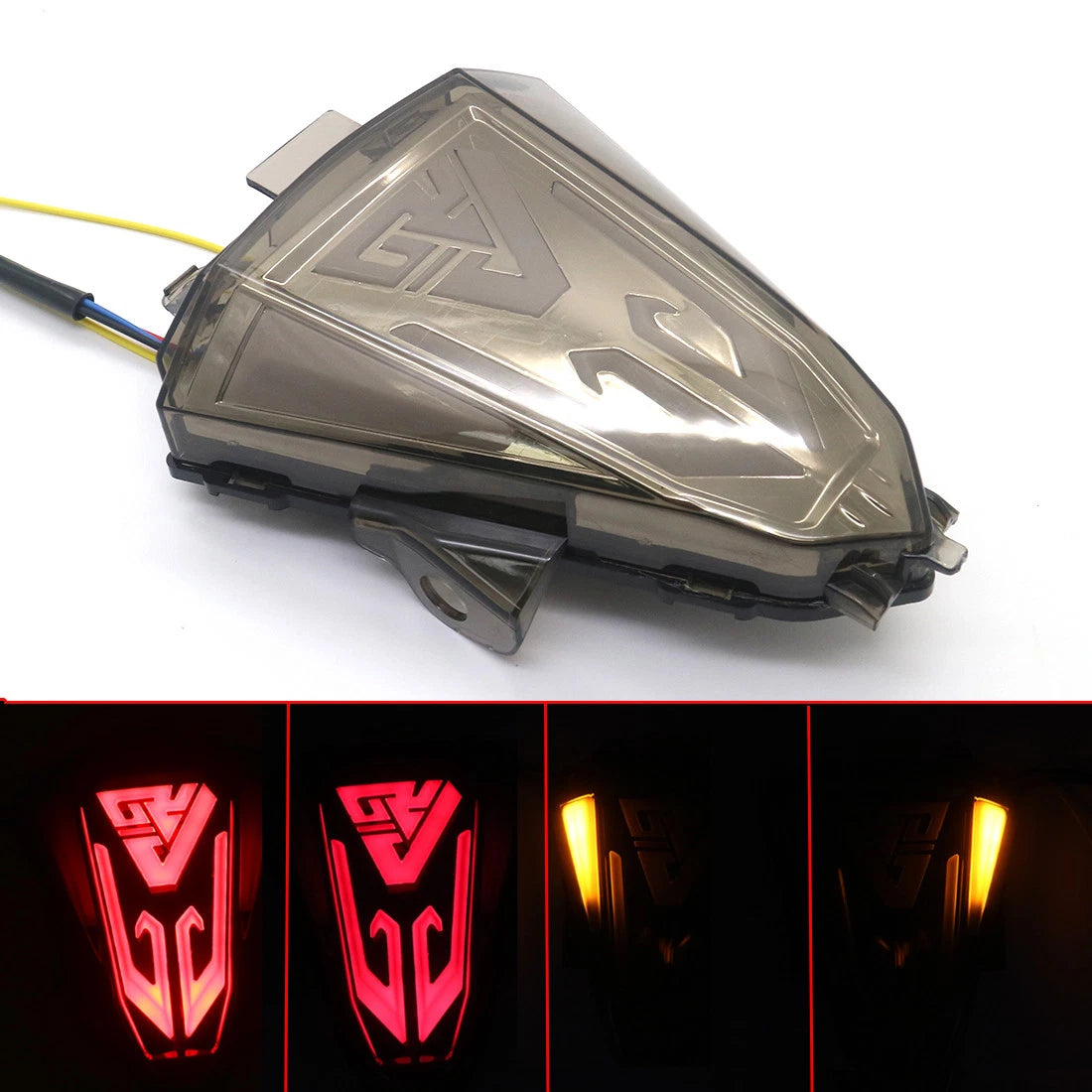 Smoke Integrated Led Tail Brake Light Turn Signal For Yamaha Yzf R15 2014 -2016