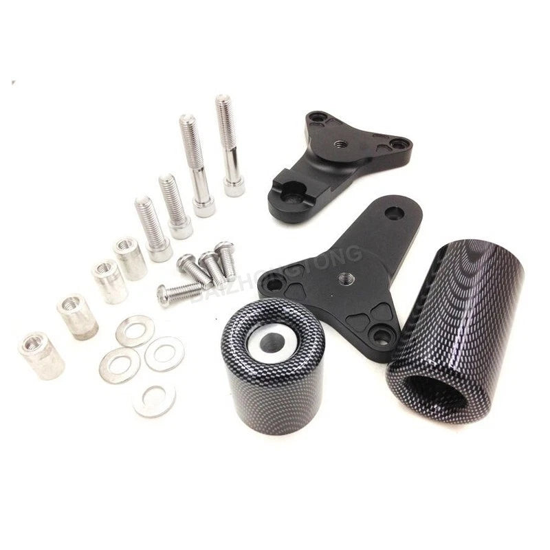 Fit For Suzuki GSXR600 GSXR750 2011-2016 15 Frame Sliders Crash Protector Carbon