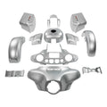 Fairing Body Work Kit Fit For Harley Street Glide 14-24 Brilliant Silver Pearl