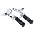 Chrome Rear Footpeg Peg Mount Fit For Harley Sportster 883 1200 Custom 2004-2013