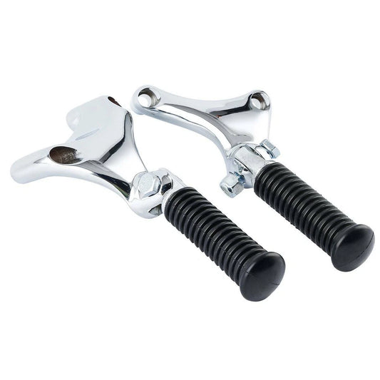Chrome Rear Footpeg Peg Mount Fit For Harley Sportster 883 1200 Custom 2004-2013