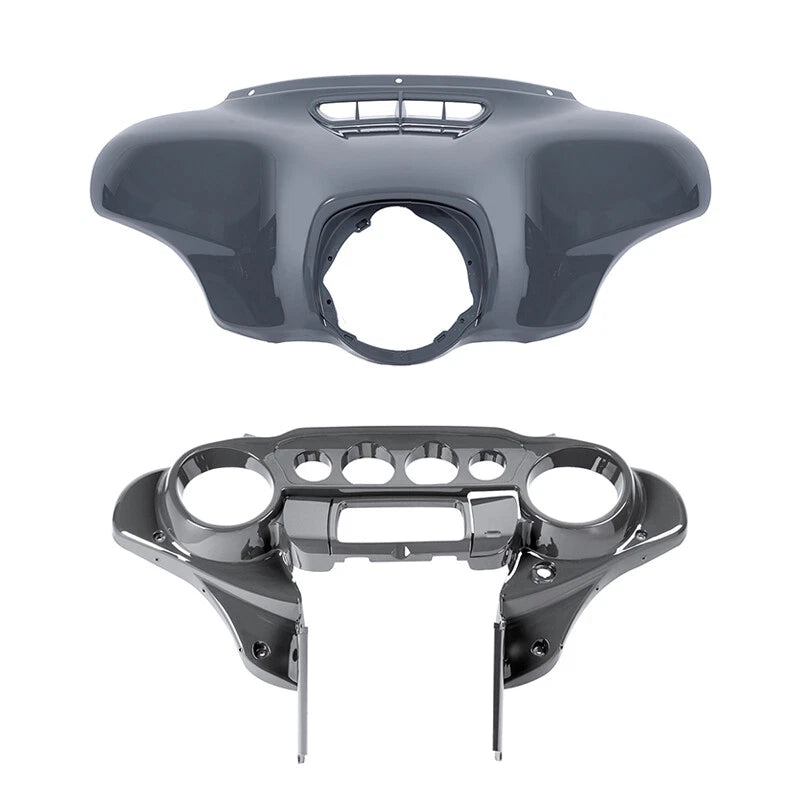 Inner / Outer Batwing Fairing Fit For Harley Street Glide 2014-2024 Gunship Gray