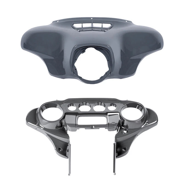 Inner / Outer Batwing Fairing Fit For Harley Street Glide 2014-2024 Gunship Gray