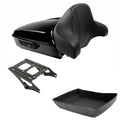10.7" Chopped Trunk Backrest Mount Rack Fit For Harley Touring Road King 2014-26