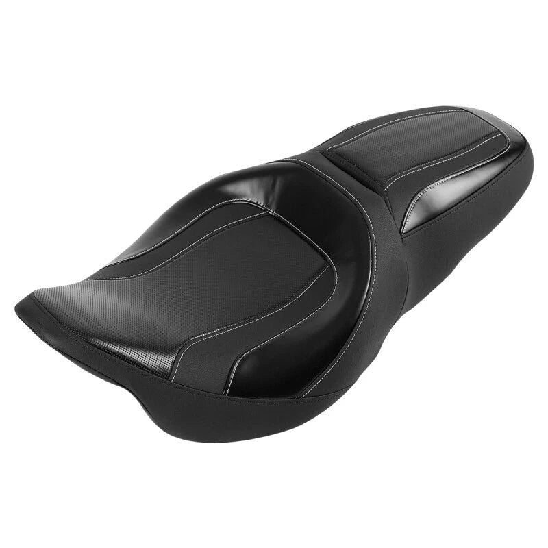Black Driver Rider Passenger Seat Fit For Harley Electra Street Glide 2009-2023