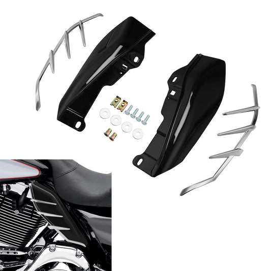 Mid Frame Air Deflector Heat Shield Fit For Harley Touring Electra Glide 09-24