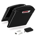 5“ Stretched Saddlebags 6"x 9" Speaker Cutout Fit For Harley Touring 2014-2024