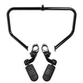 Engine Guard Crash Bar + 1.25" Highway Foot Pegs Fit For Harley Touring 09-23
