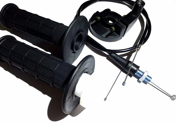 Hand Grips Throttle Cable Housing For Honda XR70 CRF70 CRF80 CRF100 Dirt Bike