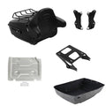 King Trunk Backrest Pad Rack Mount Plate Docking Fit For Harley Touring 14-2026