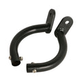 Black Saddlebags Guard Support Bracket Fit For Harley Touring 1997-08