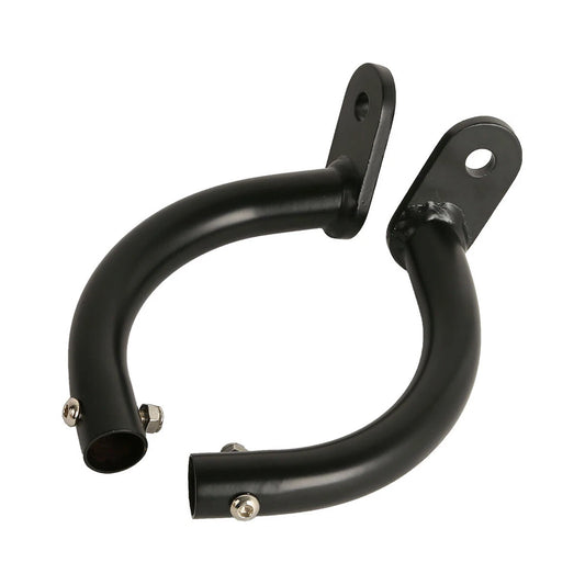 Black Saddlebags Guard Support Bracket Fit For Harley Touring 1997-08