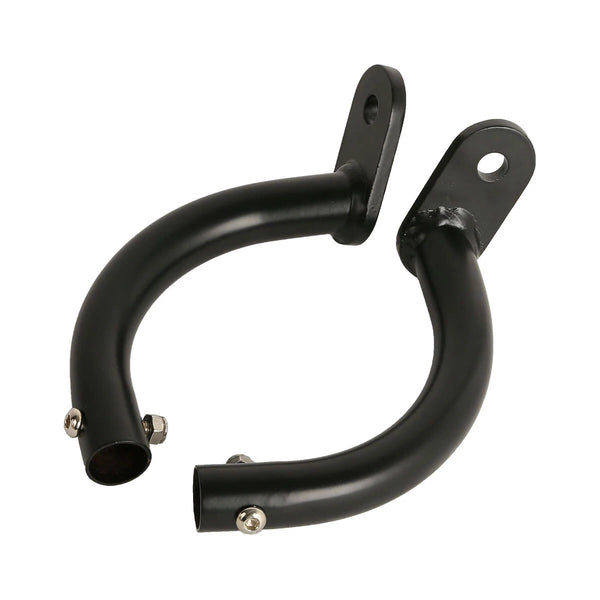 Black Saddlebags Guard Support Bracket Fit For Harley Touring 1997-08