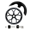 21" Front Wheel Rim Dual Disc Hub Fender Fit For Harley Touring ABS 1997-2021