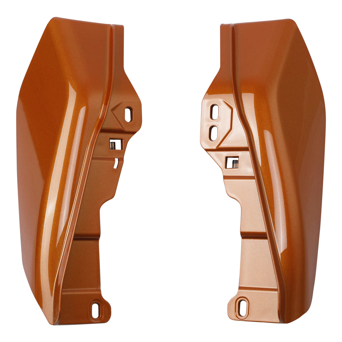 Mid-Frame Air Deflectors Fit For Harley Electra Glide 2009-2023 Amber Whiskey