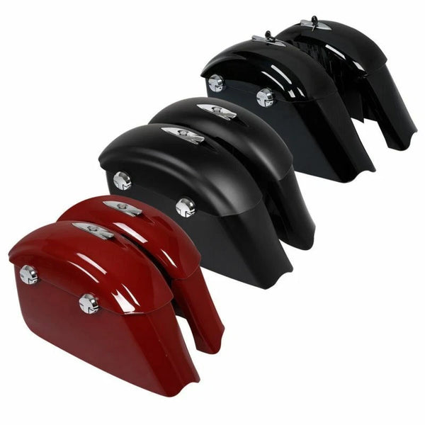Saddlebags w/ Electronic Latch Lid For Indian Chieftain 2014-18 Roadmaster 15-23