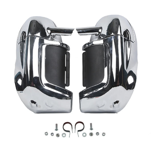 Chrome Lower Vented Leg Fairings Fit For Harley Touring Electra Glide 1983-2013