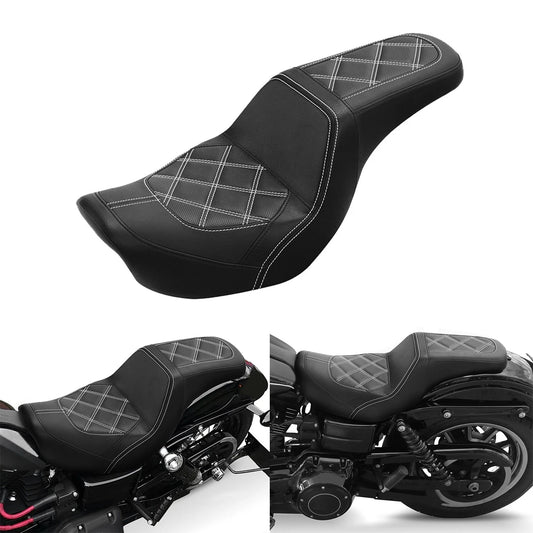 Driver Rider Passenger Seat Fit For Harley Dyna Fat Bob Fxdf Low Rider 2006-2017