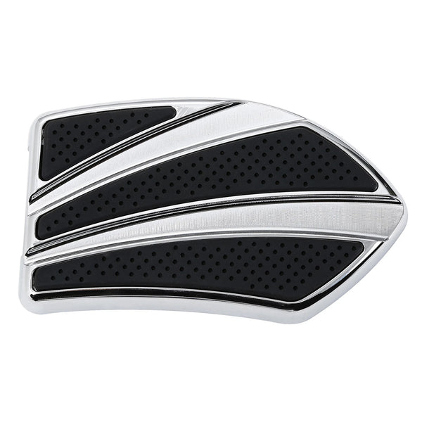 Chrome Large Brake Pedal Pad Fit For Harley Softail Slim Fls 12-17 Touring 80-24