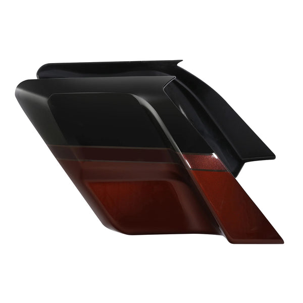 Stretched Side Cover Fit For Touring 14-Up Auburn Sunglo Black Hole Rich Bourbon