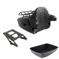 King Trunk Backrest Mount Rack Fit For Harley Touring Road Glide Flhx 2014-2026