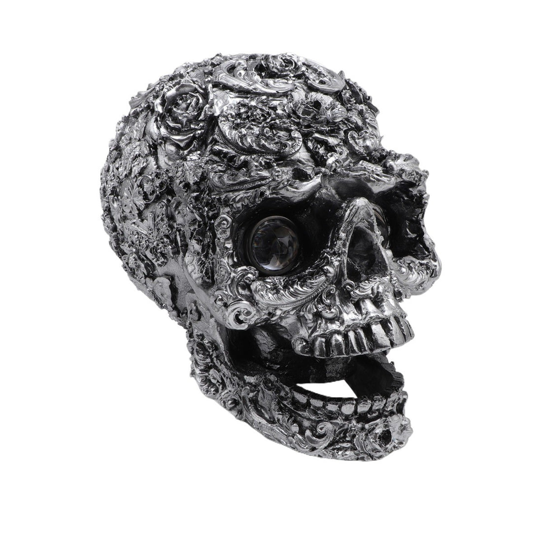 Motorcycle LED Retro Skull Headlight For Harley Honda Choppers Cruiser Custom