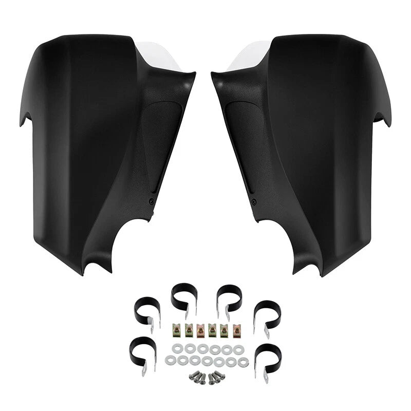 Matte Black Hard Lower Fairings Assembly Kit Fit For Indian Chieftain 2014-2018