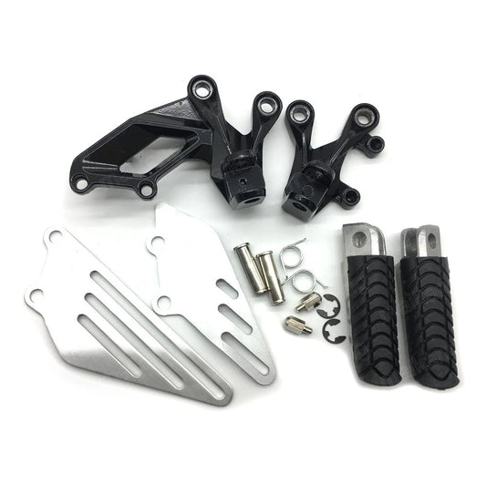 New Black Front Foot Pegs Bracket Fit for Kawasaki Ninja ZX14 ZX14R 2006-2018 17