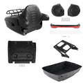 King Trunk Luggage Pad Mount Rack Light Speakers Fit For Harley Road Glide 14-26