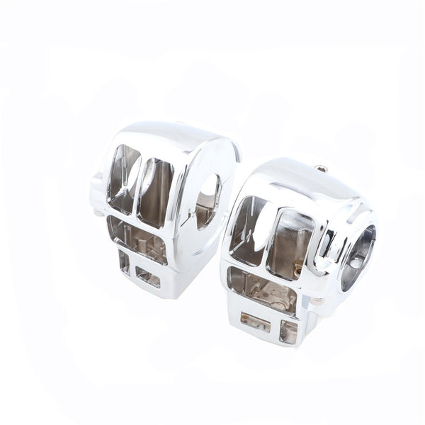 Chrome Hand Control Switch Housing Cover For Harley Electra Glide Flhtcu 96-2013