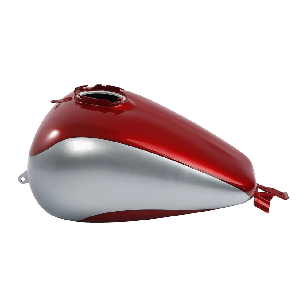 Fuel Gas Tank Fit For Harley Street Glide 2008-23 Wicked Red / Barracuda Silver