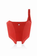 Front Number Plate Hon Red