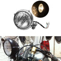 Chrome Polish Headlight Lamp Clear Lens For Harley Sportster Bobber Chopper