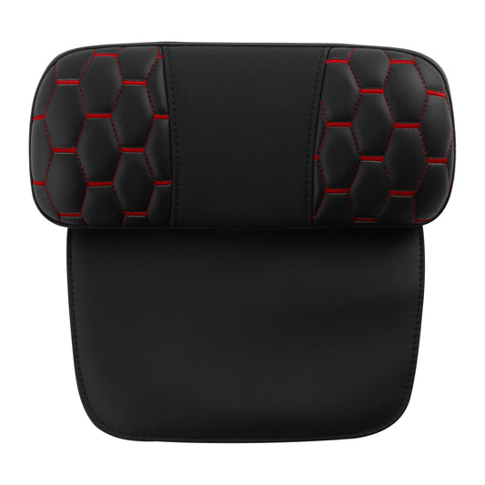 Black Rear Razor Trunk Pad Backrest Fit For Harley Touring Road King 1997-2013