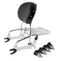 12" Backrest Sissy Bar Quick Release Spool Fit For Indian Chief Dark Horse 16-18