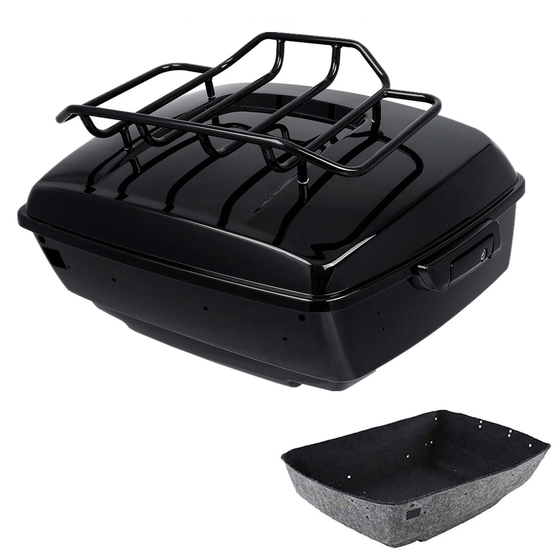 King Tour Trunk Top Luggage Rack Fit For Harley Touring Street Glide 2014-2026