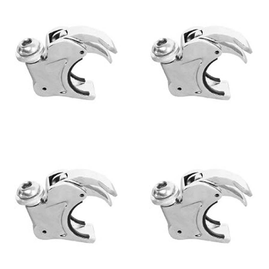 4PCS 41mm Windshield Clamps Fit For Harley Wide Glide 93-2005 Softail 1988-2013