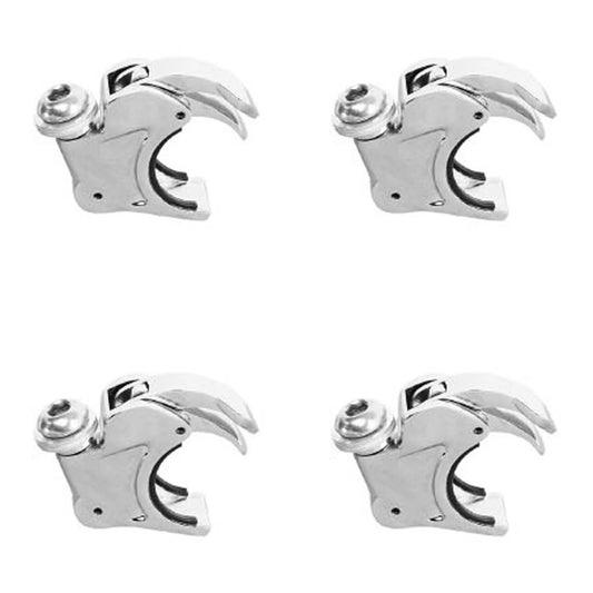 4PCS 41mm Windshield Clamps Fit For Harley Wide Glide 93-2005 Softail 1988-2013