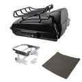 Razor Trunk Backrest Pad Rack Mount Fit For Harley Touring 97-2008