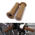 7/8" Vintage Rubber Handlebar Hand Grip For CG125 CB400 Bobber Cafe Racer Custom