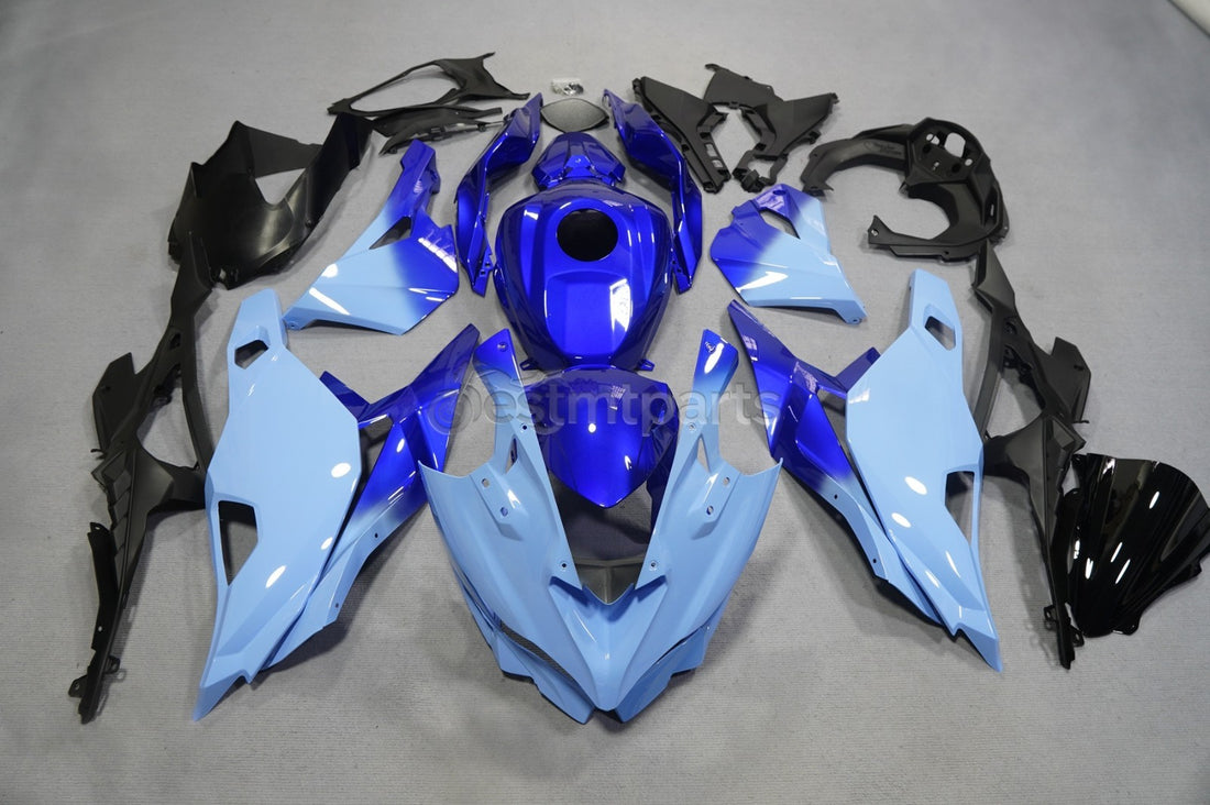Blue Gradient Fairing Kit +Tank For 2023-2025 Kawasaki Ninja ZX4R ZX4RR /ZX25R